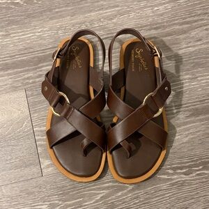Seychelles Dark Brown Women's Sandals